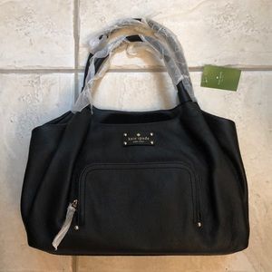 BRAND NEW KATE SPADE black leather purse!!!!